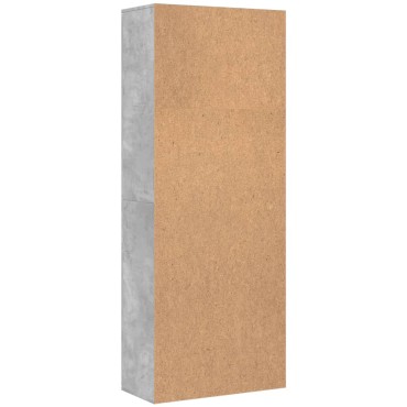vidaXL Ντουλάπι Γκρι Σκυροδέματος 70x35x180cm από Επεξεργασμένο Ξύλο 1 τεμ.