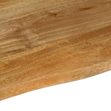 vidaXL Επιφάνεια Τραπεζιού 40x40x2,5cm Live Edge Μασίφ Ξύλο Μάνγκο 1 τεμ.