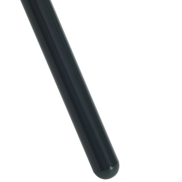 vidaXL Τραπέζι Βεράντας Στρογγυλό Ανθρακί 110x72,5cm Ατσάλι 1 τεμ.