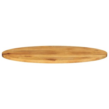 vidaXL Επιφάνεια Τραπεζιού Οβάλ 100x40x2,5cm Μασίφ Ξύλο Μάνγκο 1 τεμ.
