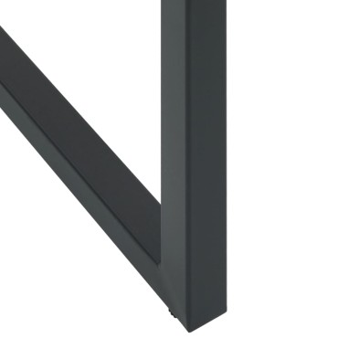 vidaXL Σκαμπό Μπαρ 4 τεμ. Μαύρα 38x38x80cm Ατσάλι με Ηλ. Βαφή Πούδρας