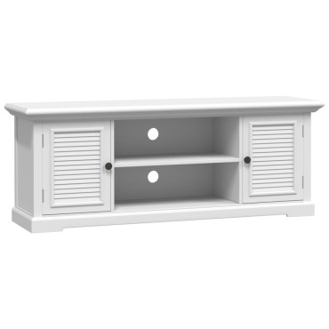 vidaXL Έπιπλο Τηλεόρασης Λευκό 110x30x41cm από Επεξεργασμένο Ξύλο