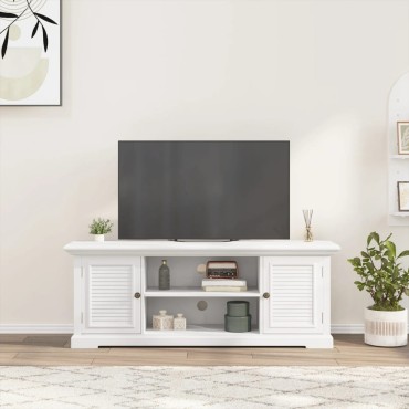 vidaXL Έπιπλο Τηλεόρασης Λευκό 110x30x41cm από Επεξεργασμένο Ξύλο