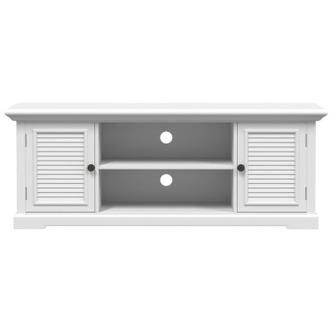 vidaXL Έπιπλο Τηλεόρασης Λευκό 110x30x41cm από Επεξεργασμένο Ξύλο