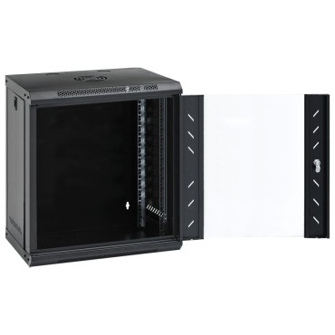 vidaXL Καμπίνα Δικτύου Επιτοίχια 12U 19'' IP20 53x40x60 εκ.