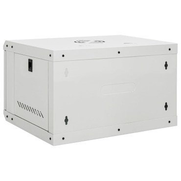 vidaXL Καμπίνα Δικτύου Επιτοίχια 6U 19'' IP20 53x40x30 εκ.