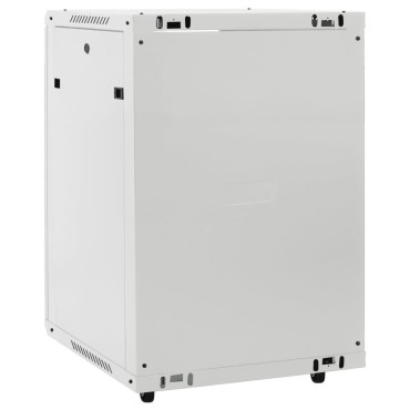 vidaXL Καμπίνα Δικτύου με Περιστ. Πόδια 15U 19" IP20 60x45x86 εκ.