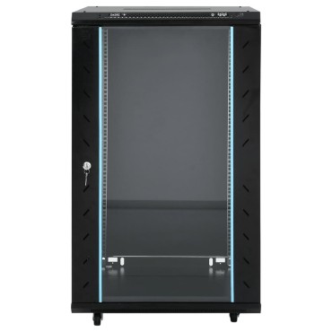 vidaXL Καμπίνα Δικτύου με Περιστ. Πόδια 18U 19" IP20 60x60x100 εκ.