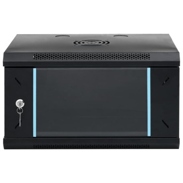 vidaXL Καμπίνα Δικτύου Επιτοίχια 6U 19'' IP20 53x40x30 εκ.