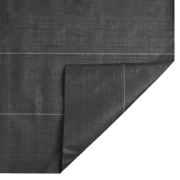 vidaXL Μεμβράνη Εδαφοκάλυψης Μαύρη 1,5x50 μ. από Πολυπροπυλένιο