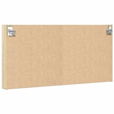 vidaXL Βιτρίνα Χρώμα Sonoma Δρυς 100x8,5x50cm από Επεξεργασμένο Ξύλο