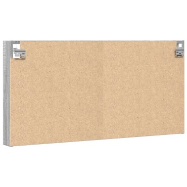 vidaXL Βιτρίνα Γκρι Sonoma 100x8,5x50cm από Επεξεργασμένο Ξύλο