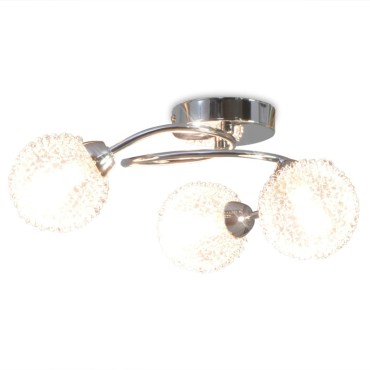 vidaXL Φωτιστικό Οροφής με 3 LED Λαμπτήρες G9 120 W
