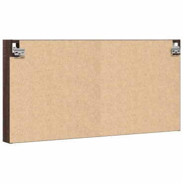 vidaXL Βιτρίνα Καφέ Δρυς 100x8,5x50cm από Επεξεργασμένο Ξύλο