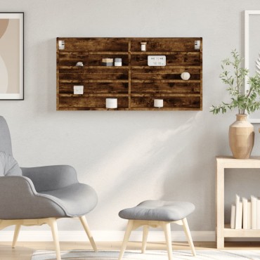 vidaXL Βιτρίνα Καπνιστή Δρυς 100x8,5x50cm από Επεξεργασμένο Ξύλο