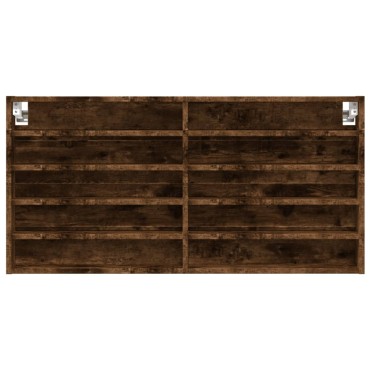 vidaXL Βιτρίνα Καπνιστή Δρυς 100x8,5x50cm από Επεξεργασμένο Ξύλο
