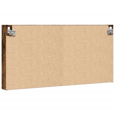 vidaXL Βιτρίνα Καπνιστή Δρυς 100x8,5x50cm από Επεξεργασμένο Ξύλο