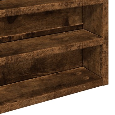vidaXL Βιτρίνα Καπνιστή Δρυς 100x8,5x50cm από Επεξεργασμένο Ξύλο