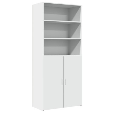 vidaXL Ντουλάπι Λευκό 80x42,5x185cm από Επεξεργασμένο Ξύλο 1 τεμ.