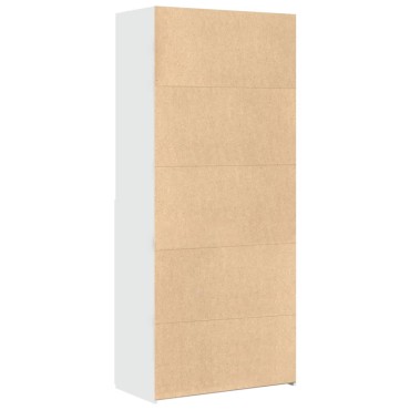 vidaXL Ντουλάπι Λευκό 80x42,5x185cm από Επεξεργασμένο Ξύλο 1 τεμ.