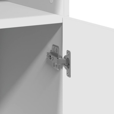 vidaXL Ντουλάπι Λευκό 80x42,5x185cm από Επεξεργασμένο Ξύλο 1 τεμ.