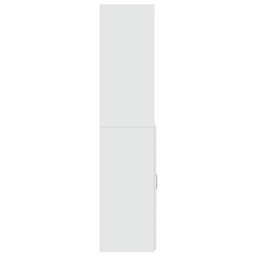 vidaXL Ντουλάπι Λευκό 70x42,5x185cm Επεξεργασμένο Ξύλο 1 τεμ.