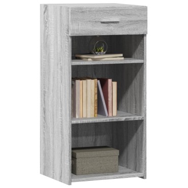 vidaXL Ντουλάπι Γκρι Sonoma 45x42,5x93cm από Επεξεργασμένο Ξύλο 1 τεμ.