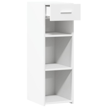 vidaXL Συρταριέρα Λευκή 30x42,5x93cm από Επεξεργασμένο Ξύλο 1 τεμ.