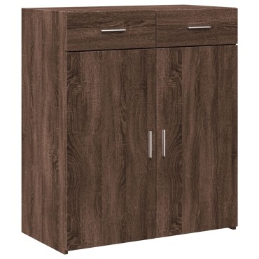 vidaXL Ντουλάπι Καφέ Δρυς 80x42,5x93cm από Επεξεργασμένο Ξύλο 1 τεμ.