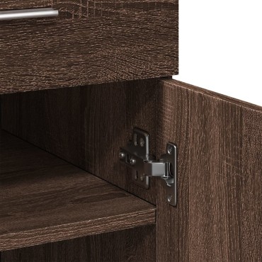 vidaXL Ντουλάπι Καφέ Δρυς 80x42,5x93cm από Επεξεργασμένο Ξύλο 1 τεμ.