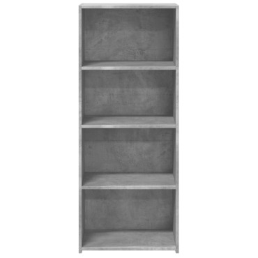 vidaXL Ντουλάπι Γκρι Σκυροδέματος 50x41x124cm από Επεξεργασμένο Ξύλο 1 τεμ.