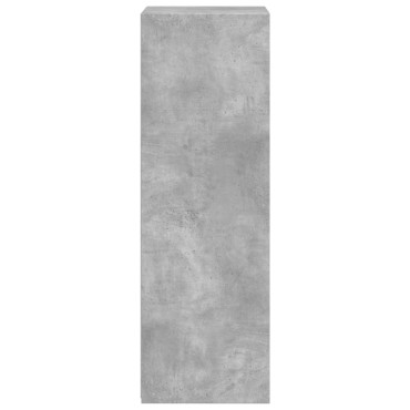 vidaXL Ντουλάπι Γκρι Σκυροδέματος 50x41x124cm από Επεξεργασμένο Ξύλο 1 τεμ.