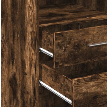 vidaXL Ντουλάπα Καπνιστή Δρυς 45x42,5x124cm από Επεξεργασμένο Ξύλο 1 τεμ.