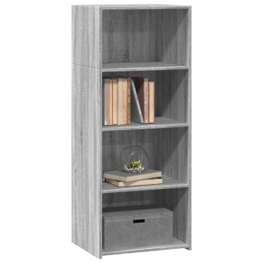 vidaXL Ντουλάπι Γκρι Sonoma 50x41x124cm από Επεξεργασμένο Ξύλο 1 τεμ.