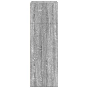 vidaXL Ντουλάπι Γκρι Sonoma 50x41x124cm από Επεξεργασμένο Ξύλο 1 τεμ.