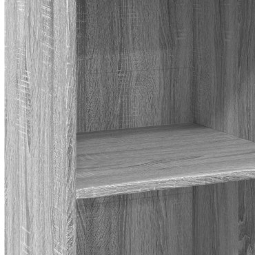 vidaXL Ντουλάπι Γκρι Sonoma 50x41x124cm από Επεξεργασμένο Ξύλο 1 τεμ.