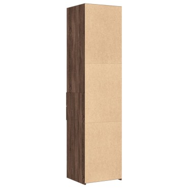 vidaXL Ντουλάπι Καφέ Δρυς 45x42,5x185cm από Επεξεργασμένο Ξύλο 1 τεμ.