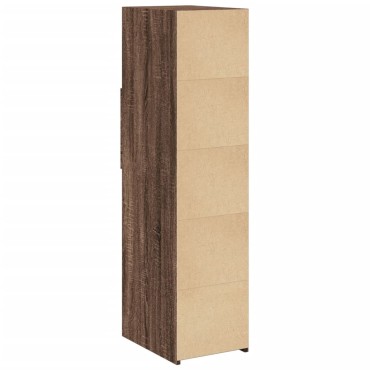 vidaXL Ντουλάπι Καφέ Δρυς 30x42,5x124cm από Επεξεργασμένο Ξύλο 1 τεμ.