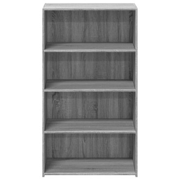 vidaXL Ντουλάπι Γκρι Sonoma 70x41x124cm από Επεξεργασμένο Ξύλο 1 τεμ.