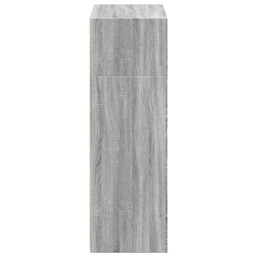 vidaXL Ντουλάπι Γκρι Sonoma 70x41x124cm από Επεξεργασμένο Ξύλο 1 τεμ.