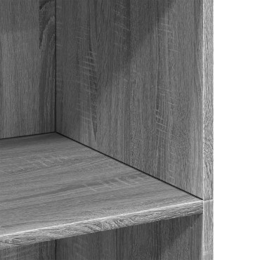 vidaXL Ντουλάπι Γκρι Sonoma 70x41x124cm από Επεξεργασμένο Ξύλο 1 τεμ.