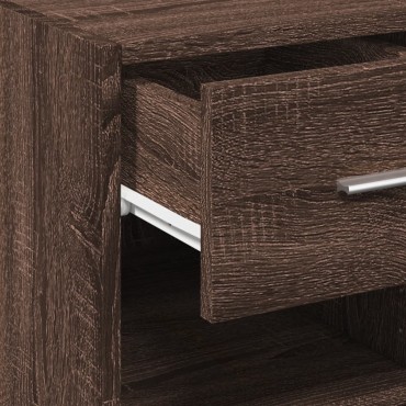 vidaXL Ντουλάπι Καφέ Δρυς 50x42,5x93cm Επεξεργασμένο Ξύλο 1 τεμ.