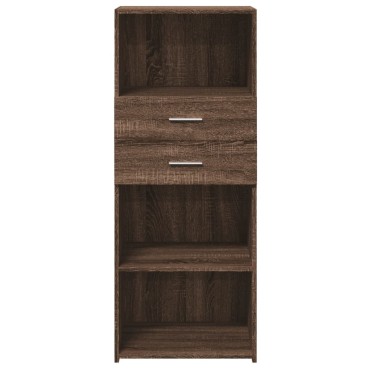 vidaXL Ντουλάπι Καφέ Δρυς 50x42,5x124cm από Επεξεργασμένο Ξύλο 1 τεμ.