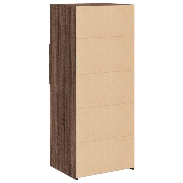 vidaXL Ντουλάπι Καφέ Δρυς 50x42,5x124cm από Επεξεργασμένο Ξύλο 1 τεμ.