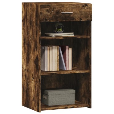 vidaXL Συρταριέρα Καπνιστή Δρυς 50x42,5x93cm από Επεξεργ. Ξύλο 1 τεμ.