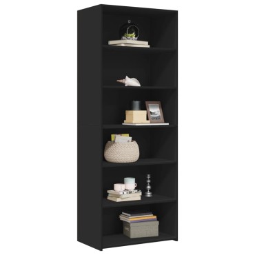 vidaXL Ντουλάπι Μαύρη 70x41x185cm από Επεξεργασμένο Ξύλο 1 τεμ.