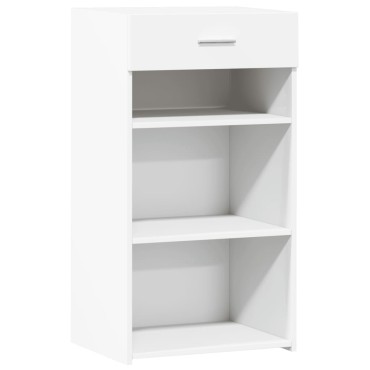 vidaXL Συρταριέρα Λευκή 50x42,5x93cm από Επεξεργασμένο Ξύλο 1 τεμ.