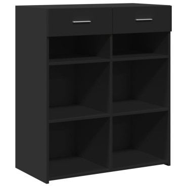 vidaXL Ντουλάπι Μαύρη 80x42,5x93cm από Επεξεργασμένο Ξύλο 1 τεμ.