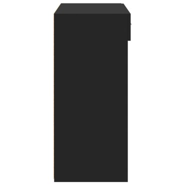 vidaXL Ντουλάπι Μαύρη 80x42,5x93cm από Επεξεργασμένο Ξύλο 1 τεμ.