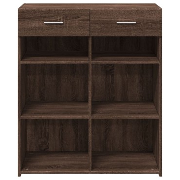 vidaXL Ντουλάπι Καφέ Δρυς 80x42,5x93cm Επεξεργασμένο Ξύλο 1 τεμ.
